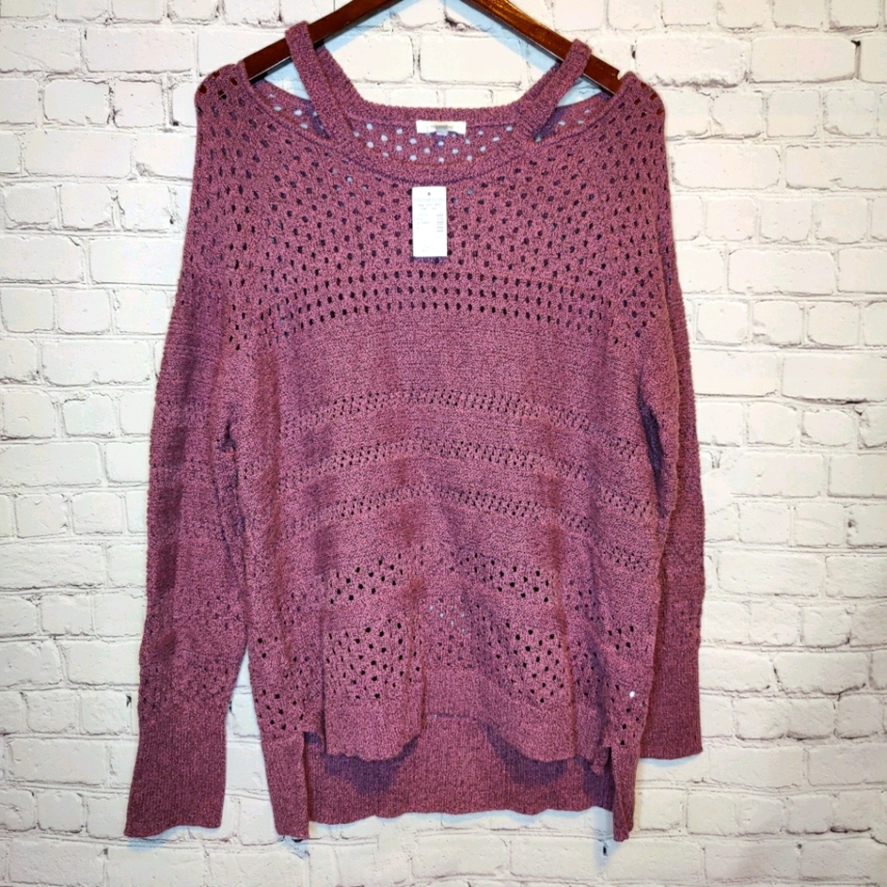 Maurice's cold shoulder sweater sz 1 plus